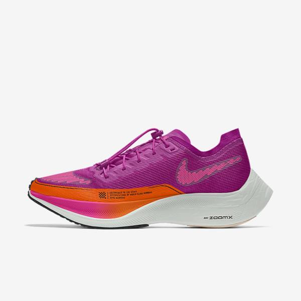 Men\'s Nike ZoomX Vaporfly NEXT% 2 By You Road Racing Running Shoes Multicolor | NK416TIJ