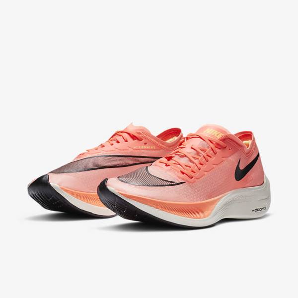 Men's Nike ZoomX Vaporfly NEXT% Road Racing Running Shoes Light Mango / Black / Blue | NK941QCS