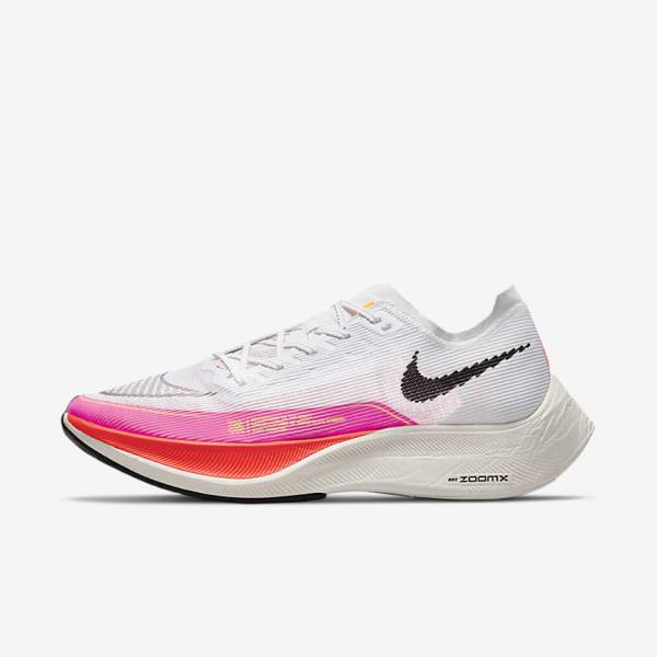 Men\'s Nike ZoomX Vaporfly Next% 2 Road Racing Running Shoes Gold / Orange / Black | NK537RIZ