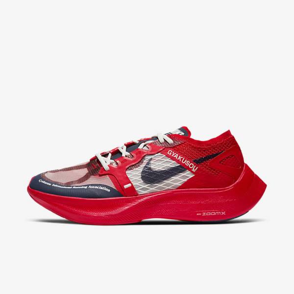 Men\'s Nike ZoomX Vaporfly Next% x Gyakusou Sneakers Red / Blue | NK042DWK