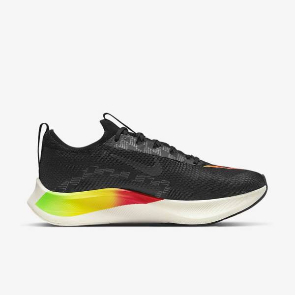 Men's Nike Zoom Fly 4 Road Running Shoes Orange / Black | NK269VGH