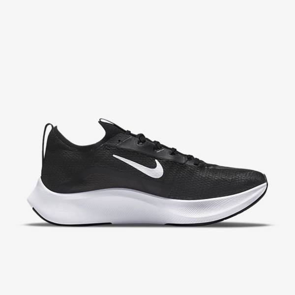 Men's Nike Zoom Fly 4 Road Running Shoes Gold / Orange / Black | NK968MIF