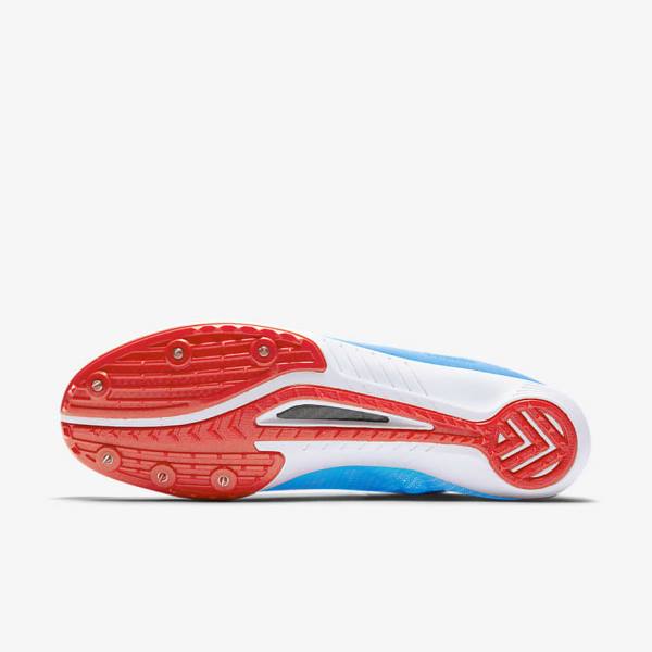 Men's Nike Zoom Mamba 3 Unisex Distance Spike Running Shoes Blue / Light Red / Blue | NK968MQT