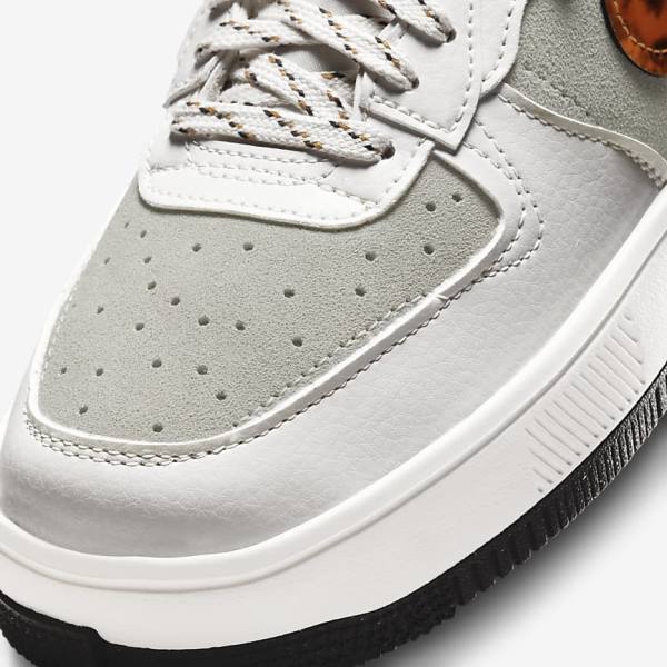 Women's Nike Air Force 1 Fontanka Sneakers Brown / Light Beige / Yellow | NK502QNS