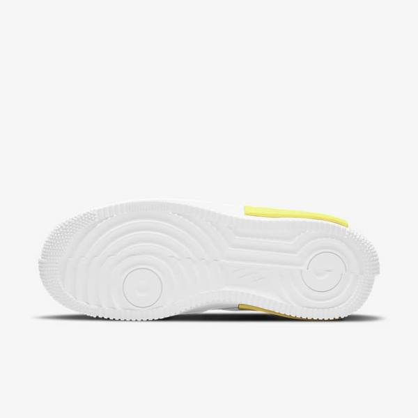 Women's Nike Air Force 1 Fontanka Sneakers White / Yellow / White | NK850RVJ