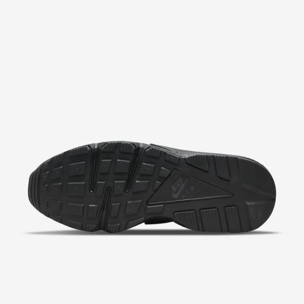 Women's Nike Air Huarache Sneakers Black / Dark Grey | NK953TAK