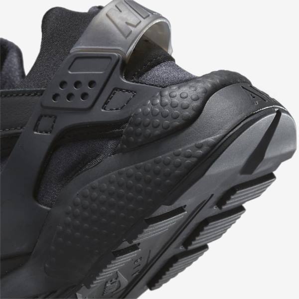 Women's Nike Air Huarache Sneakers Black / Dark Grey | NK953TAK