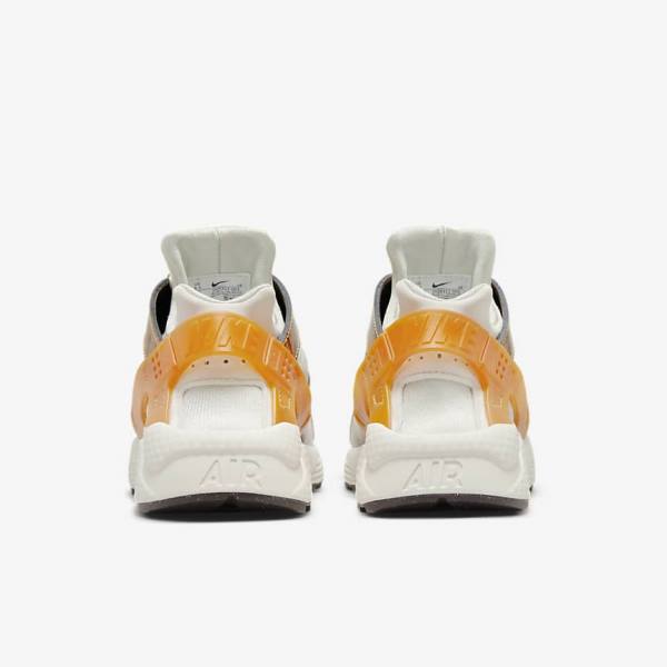 Women's Nike Air Huarache Sneakers Brown / Light Beige / Yellow | NK589EYM