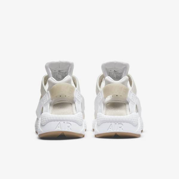 Women's Nike Air Huarache Sneakers Khaki / Light Brown / White | NK012OWG