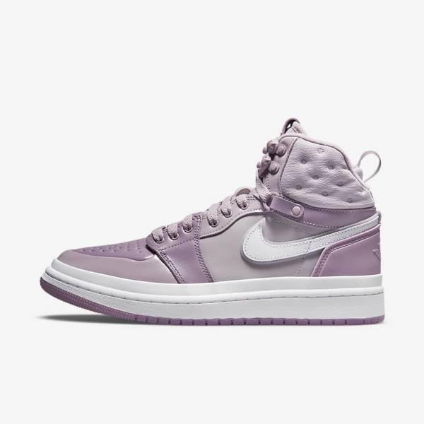 Women\'s Nike Air Jordan 1 Acclimate Jordan Shoes Purple / Grey / White | NK820ZMS