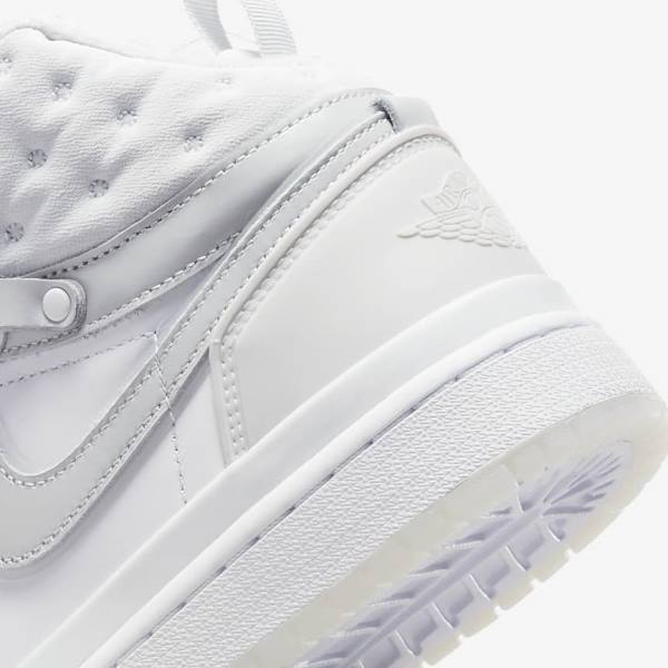 Women's Nike Air Jordan 1 Acclimate Sneakers White / Grey | NK609TSH