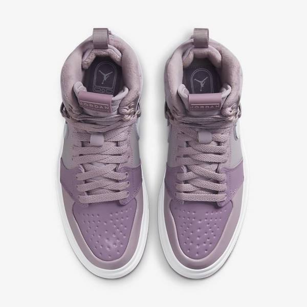 Women's Nike Air Jordan 1 Acclimate Sneakers Purple / Grey / White | NK945CLE