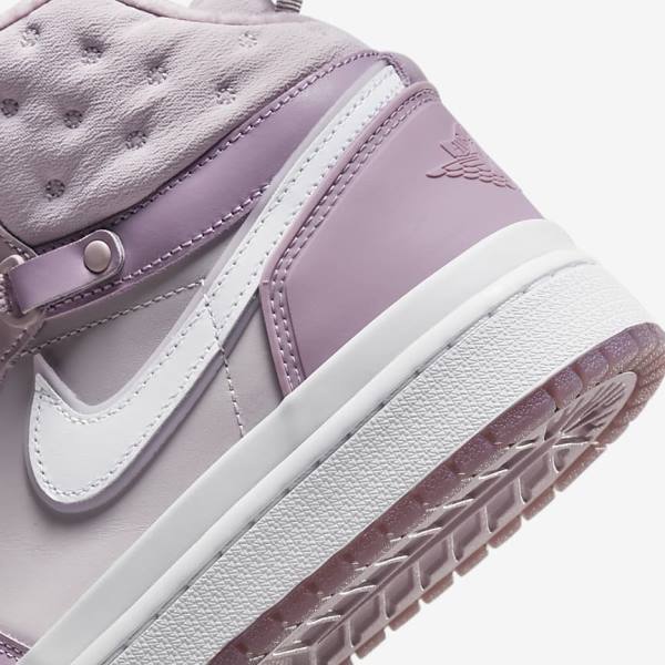 Women's Nike Air Jordan 1 Acclimate Sneakers Purple / Grey / White | NK945CLE