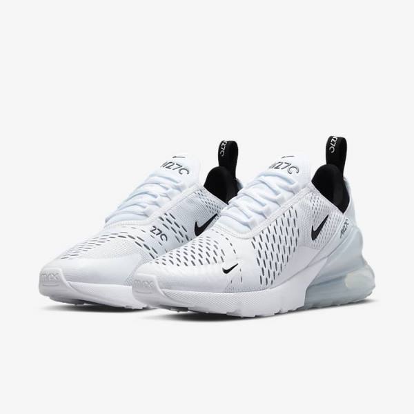 Women's Nike Air Max 270 Sneakers White / Black | NK960IKG