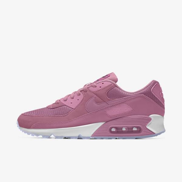 Women\'s Nike Air Max 90 By You Custom Sneakers Multicolor | NK175LWZ