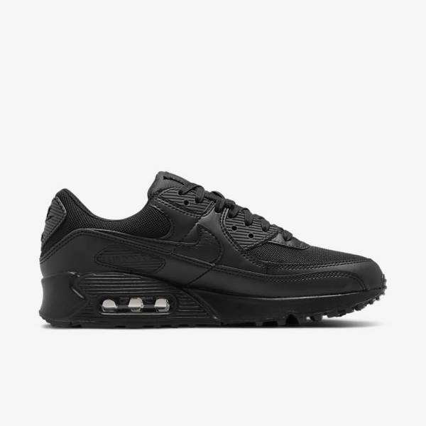 Women's Nike Air Max 90 Sneakers Black | NK251DGO