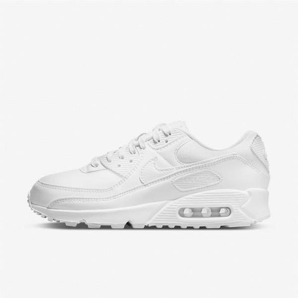 Women\'s Nike Air Max 90 Sneakers White | NK564ULB