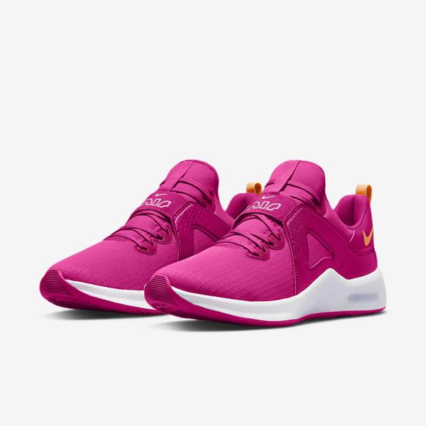 Women's Nike Air Max Bella TR 5 Training Shoes Pink / White / Yellow | NK173AWP