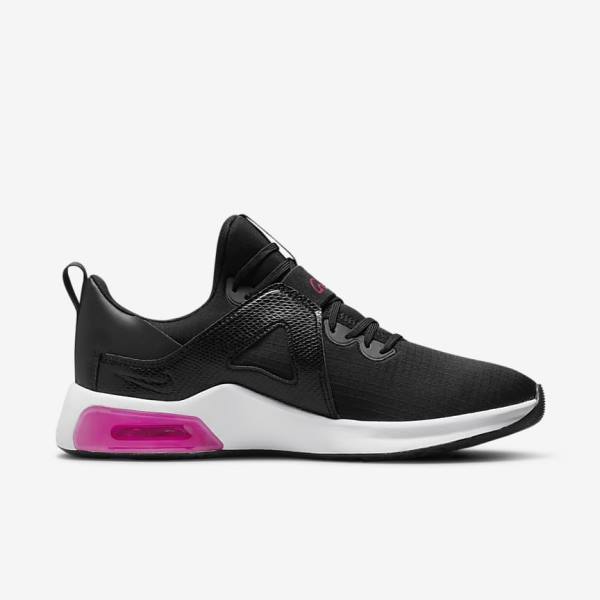 Women's Nike Air Max Bella TR 5 Training Shoes Black / White / Pink | NK430SMD