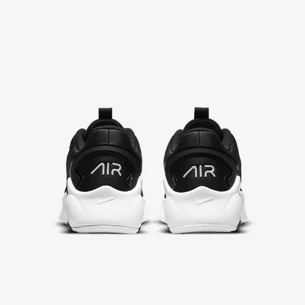 Women's Nike Air Max Bolt Sneakers Black / White | NK037PDU