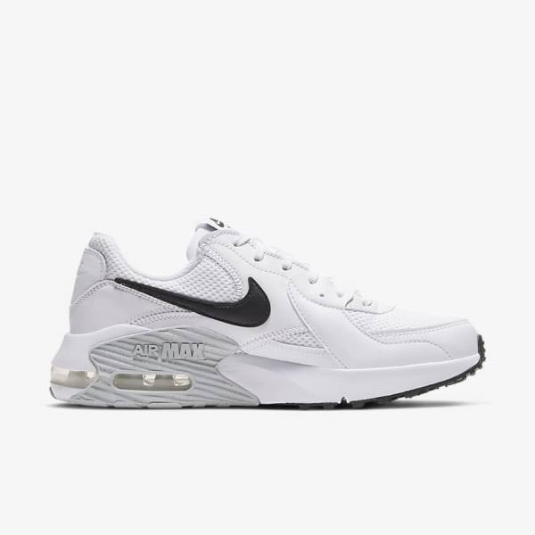 Women's Nike Air Max Excee Sneakers White / Platinum / Black | NK648MTL