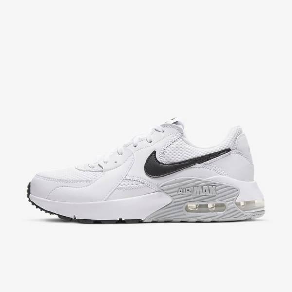 Women\'s Nike Air Max Excee Sneakers White / Platinum / Black | NK648MTL