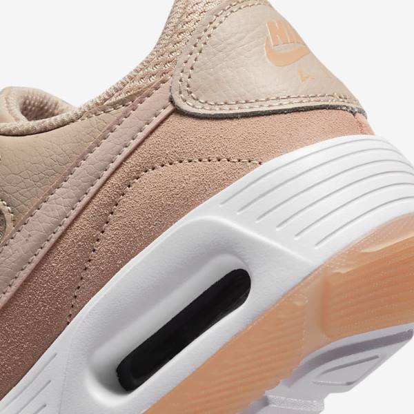 Women's Nike Air Max SC Sneakers Khaki Grey / Rose / White / Pink | NK270OKH