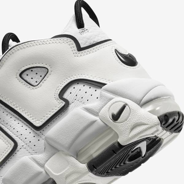 Women's Nike Air More Uptempo Sneakers White / Black | NK539WXB