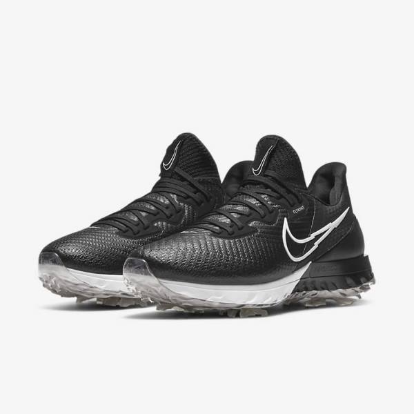 Women's Nike Air Zoom Infinity Tour Golf Shoes Black / White | NK524ECG