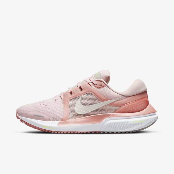 Women\'s Nike Air Zoom Vomero 16 Road Running Shoes Light Beige | NK275BTX