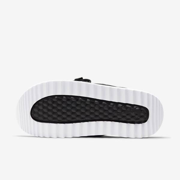 Women's Nike Asuna Print Slides Black | NK453RUY