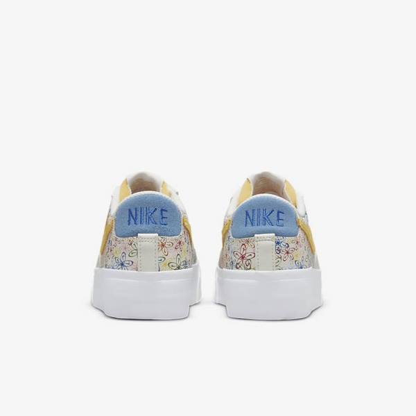 Women's Nike Blazer Low Platform Sneakers Royal / Blue | NK073DQK