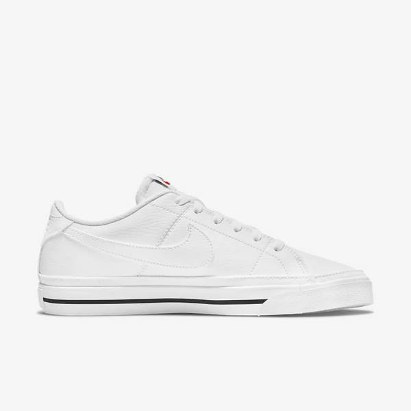 Women's Nike Court Legacy Next Nature Sneakers White / Black / White | NK762EJW