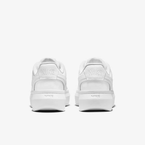 Women's Nike Court Vision Alta Sneakers White | NK146YBT