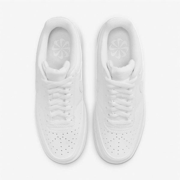 Women's Nike Court Vision Low Next Nature Sneakers White | NK231RUF