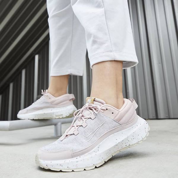 Women's Nike Crater Remixa Sneakers Pink / White / Cream | NK528KGX