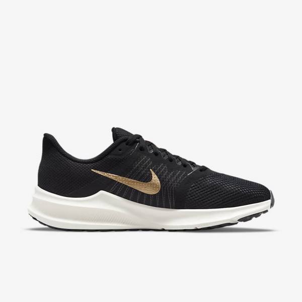 Women's Nike Downshifter 11 Road Running Shoes Black / Dark Grey / Metal Copper | NK941FDK