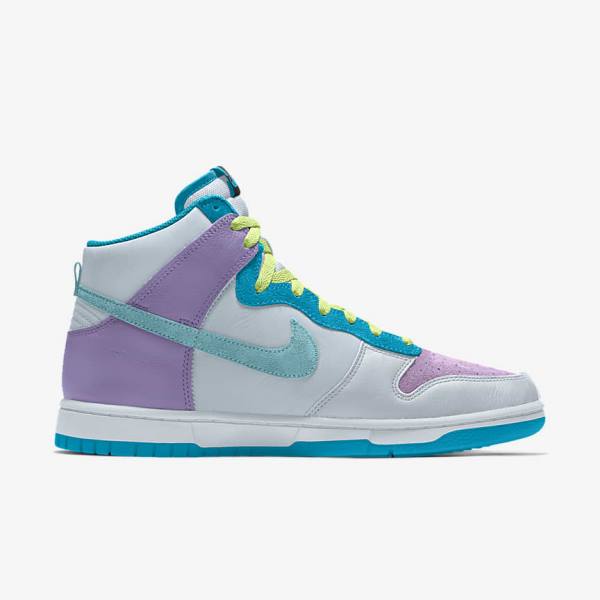 Women's Nike Dunk High By You Custom Sneakers Multicolor | NK890AEO