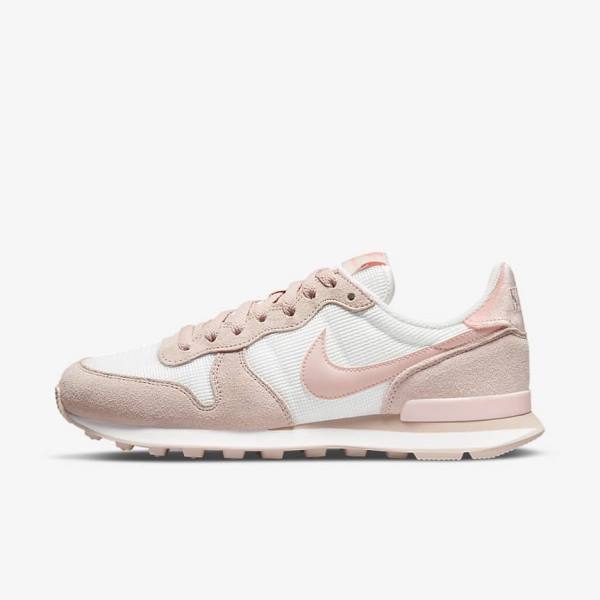 Women\'s Nike Internationalist Sneakers White / Khaki Grey / Light | NK850SGF