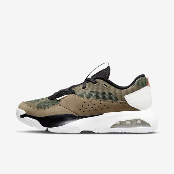 Women\'s Nike Jordan Air 200E Jordan Shoes Olive / White / Brown / Red | NK936KTS