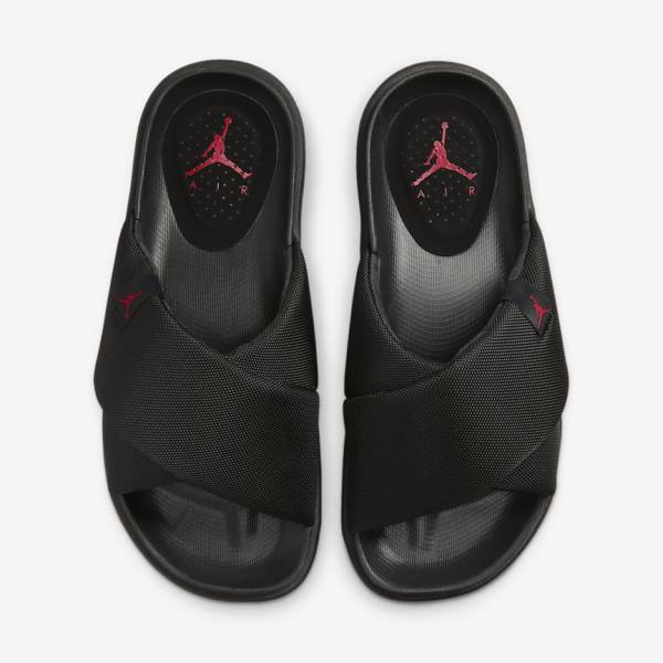 Women's Nike Jordan Sophia Slides Black / Red | NK879EMJ