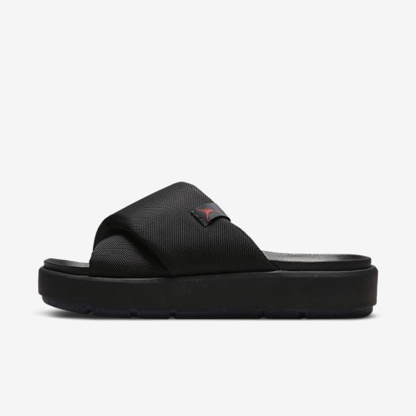 Women\'s Nike Jordan Sophia Slides Black / Red | NK879EMJ