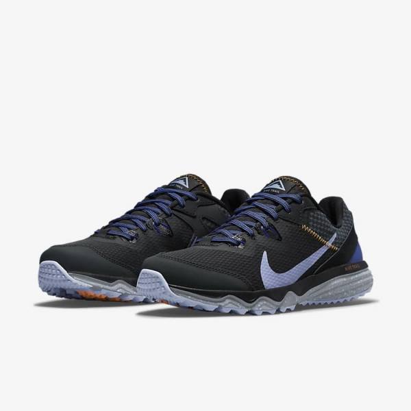 Women's Nike Juniper Trail Trail Running Shoes Dark Grey / Black / Light | NK239SBK