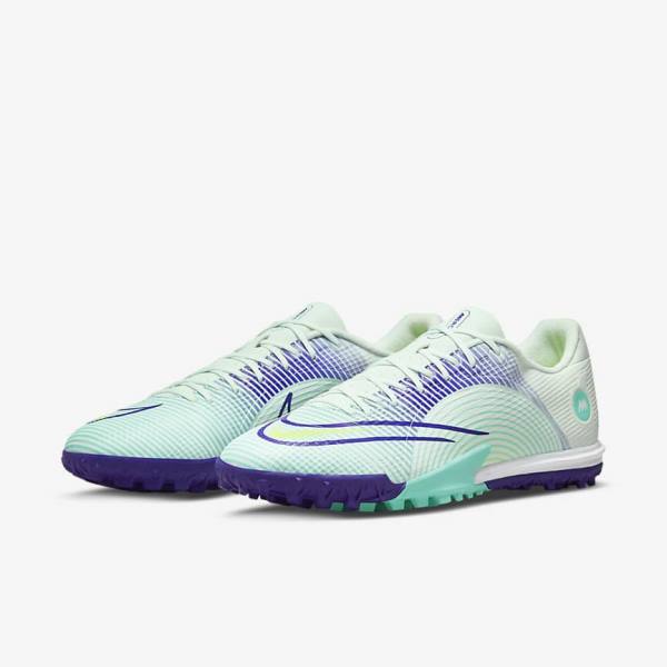 Women's Nike Mercurial Dream Speed Vapor 14 Academy TF Turf Football Shoes Green / Purple / Green | NK972OAR