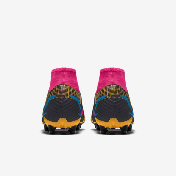 Women's Nike Mercurial Superfly 8 Academy By You Custom Football Shoes Multicolor | NK246VLS