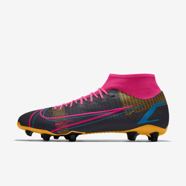 Women\'s Nike Mercurial Superfly 8 Academy By You Custom Football Shoes Multicolor | NK246VLS