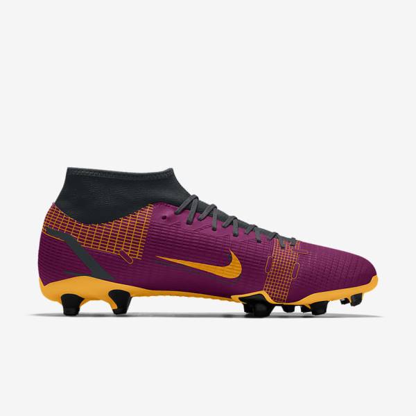 Women's Nike Mercurial Superfly 8 Academy By You Custom Football Shoes Multicolor | NK395SVX