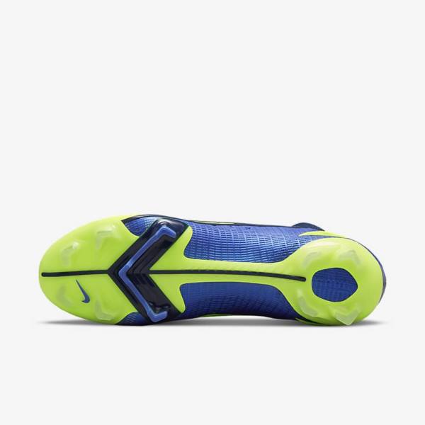 Women's Nike Mercurial Superfly 8 Elite FG Firm-Grounds Football Shoes Blue | NK261GKP