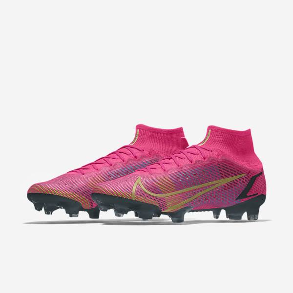 Women's Nike Mercurial Superfly 8 Elite By You Custom Football Shoes Multicolor | NK726BUE