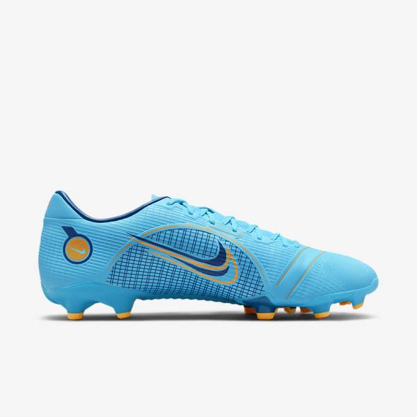 Women's Nike Mercurial Vapor 14 Academy MG Multi-Ground Football Shoes Blue / Orange | NK026SCP